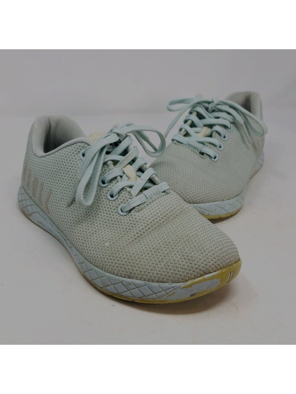 No Bull Shoes Women 7.5 Men 6 Blue Glass Trainers SuperFabric Training Sneakers*